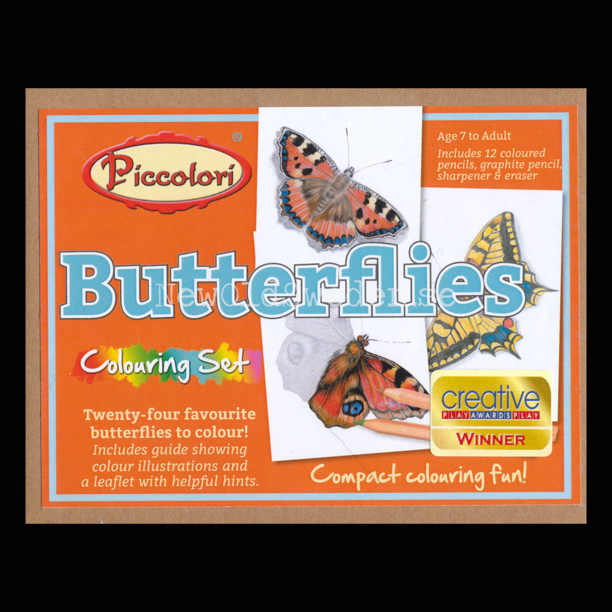 Målarkort Butterflies