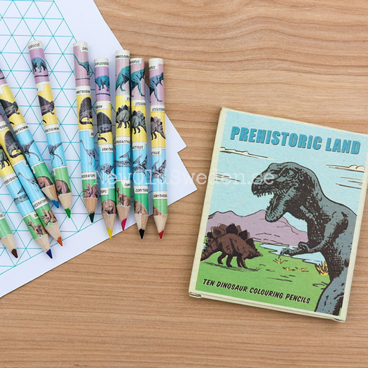 TEN COLOURING PENCILS - 3