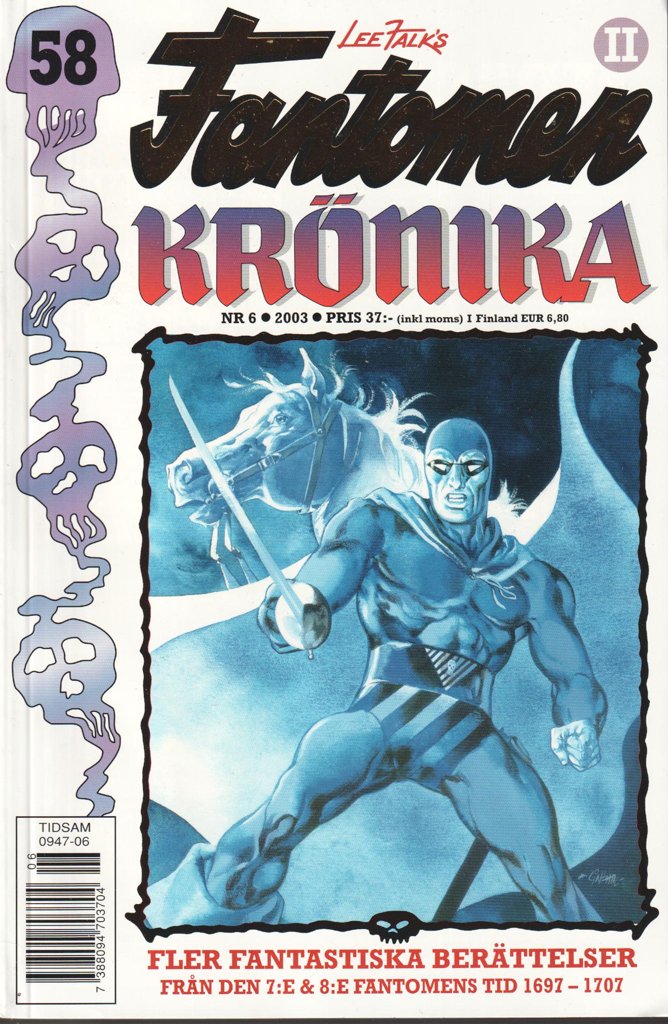 Fantomen Krönika 58 Nummer 6 2003, begagnad