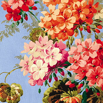 A Year in the Garden : Geranium - Kort med kuvert