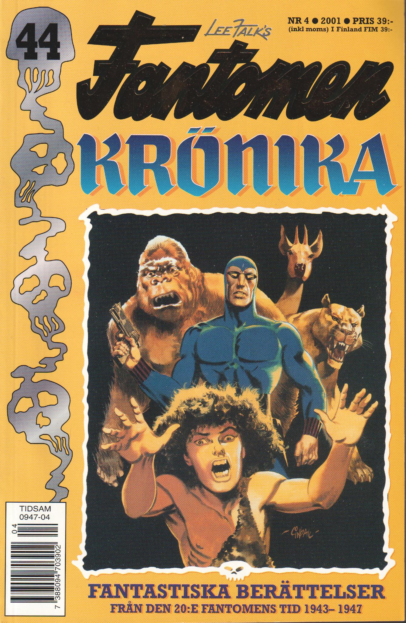 Fantomen Krönika 44 Nummer 4 2001, begagnad
