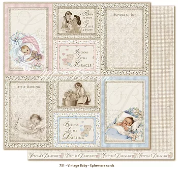 Maja Design Vintage Baby - Ephemera Cards