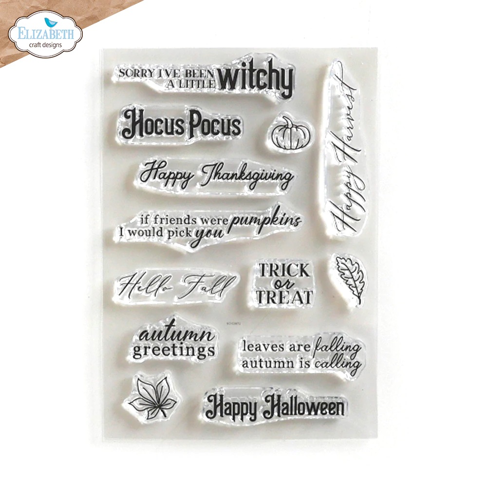 Elizabeth  - Autumn Words - Clear Stamp