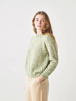 Jumper med rille mönster - Martha by Permin