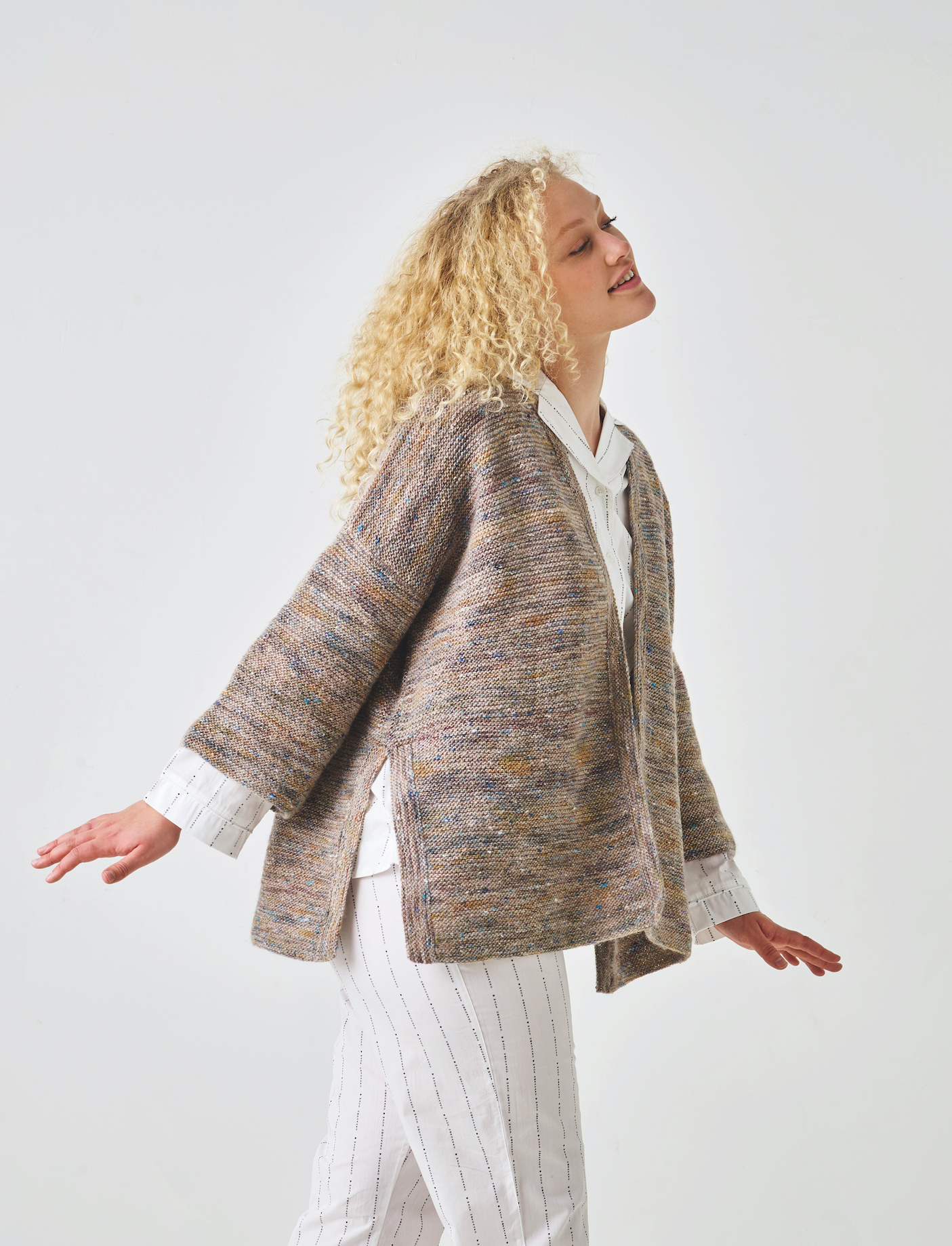 Rätstickad kimono - Kamma by Permin