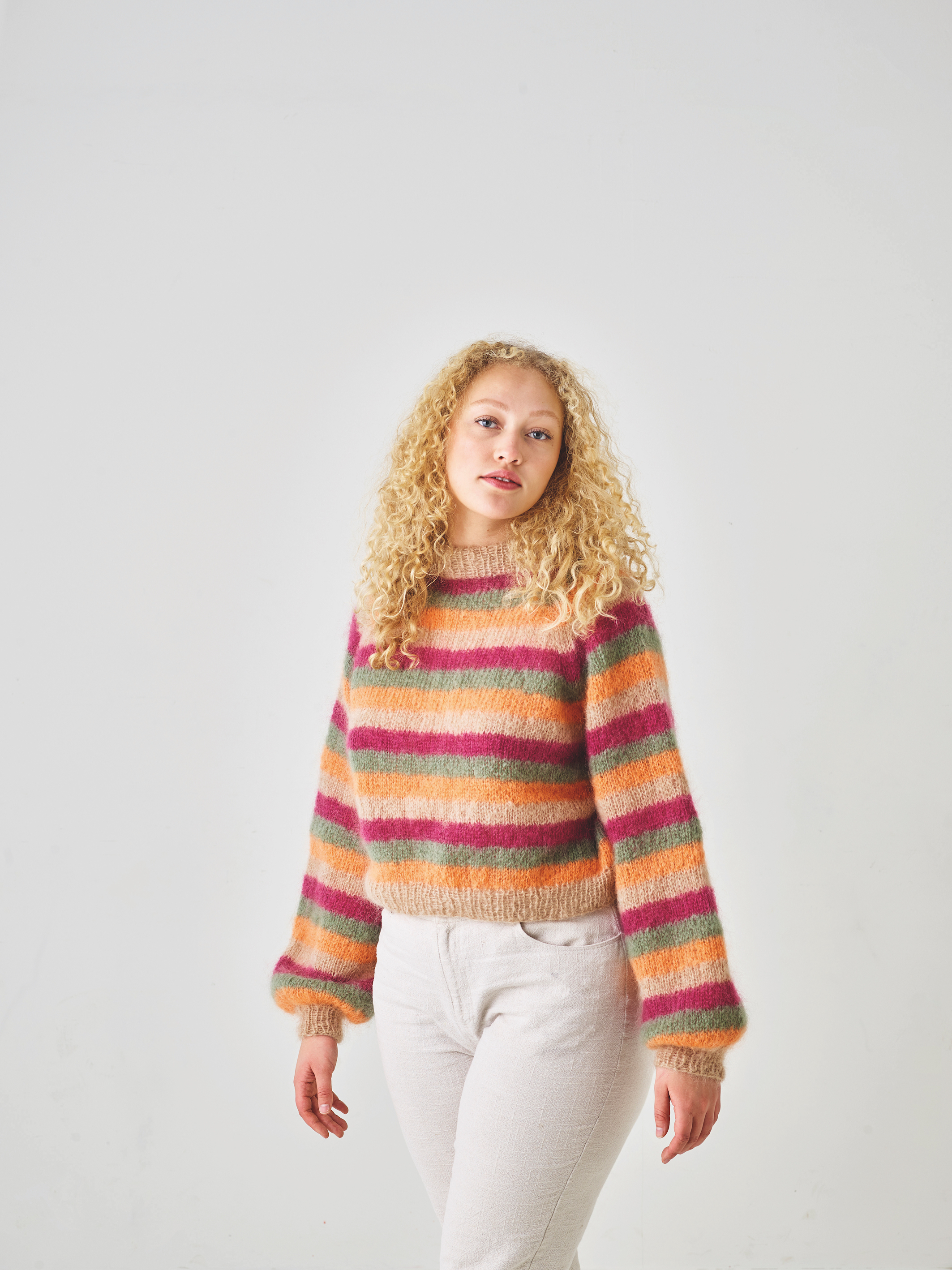 Raglan med ränder - Bella by Permin