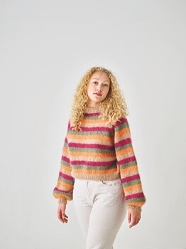 Raglan med ränder - Bella by Permin