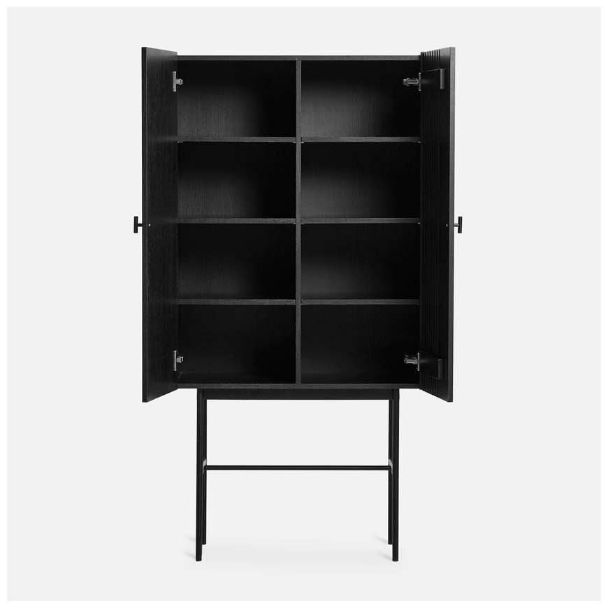 Array Skåp 160 cm svart Woud - 5