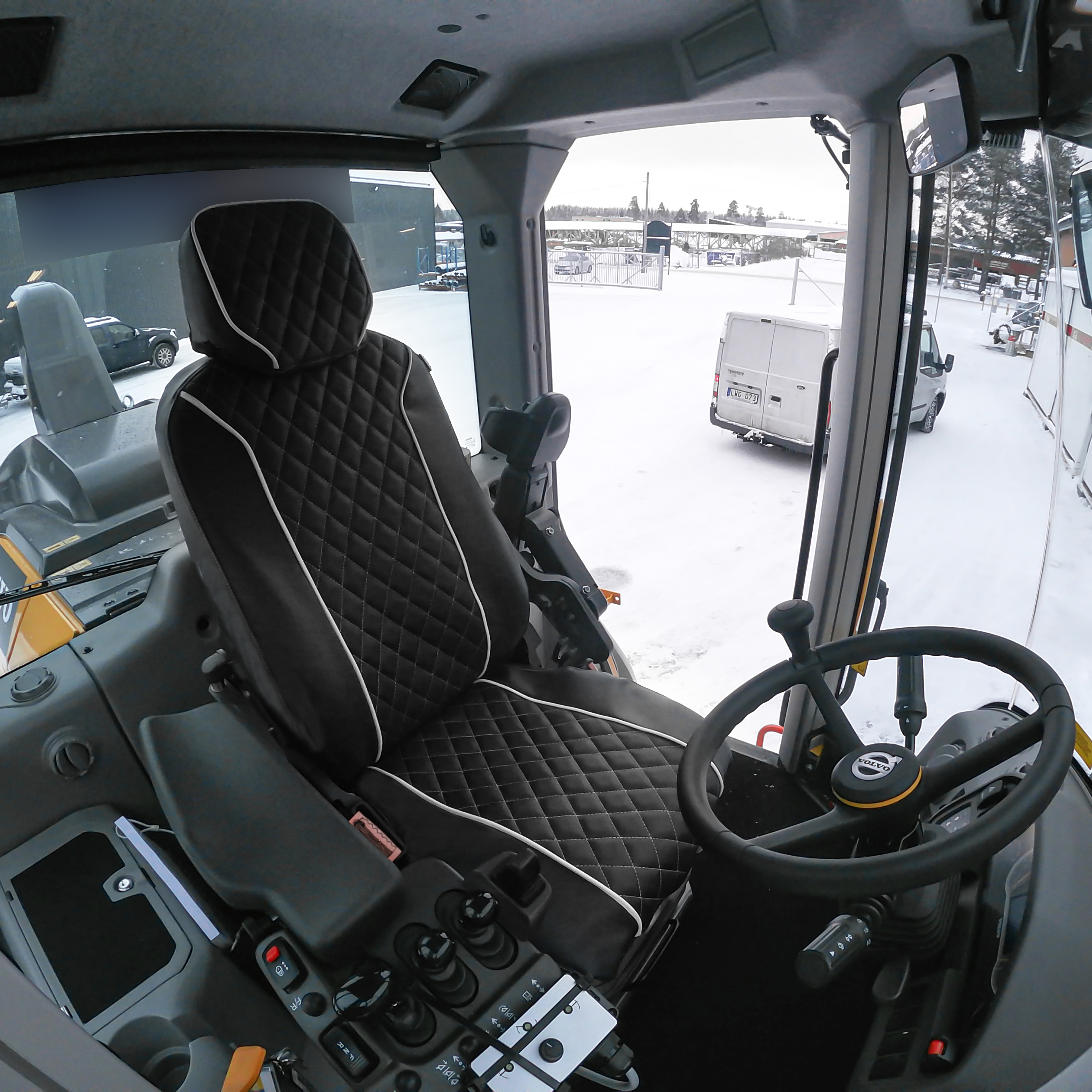 Seat cover: Volvo Loader L60H-L260H - 9