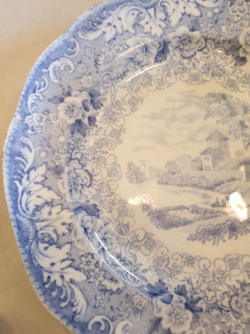 Dacca light blue salad plate - 2
