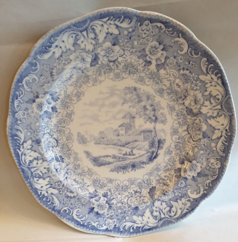 Dacca light blue salad plate