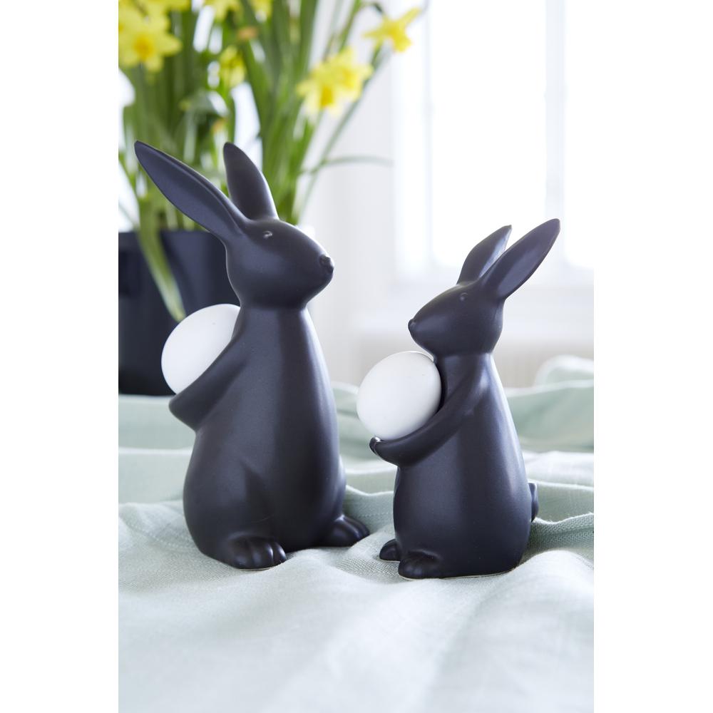 Hare med ägg bakom ryggen - Vit - 3