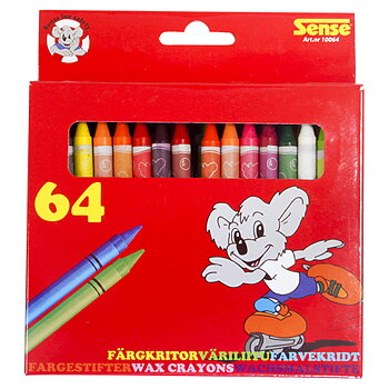 Sense Vaxkritor 64-Pack