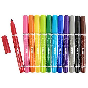 Sense Fiberpennor Jumbo 12-Pack