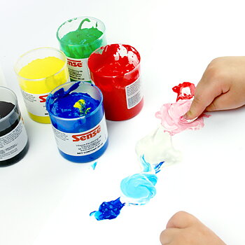 Sense Fingerfärg 6-Pack