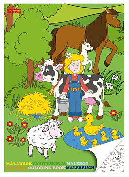 Sense Målarbok Farmen Fsc