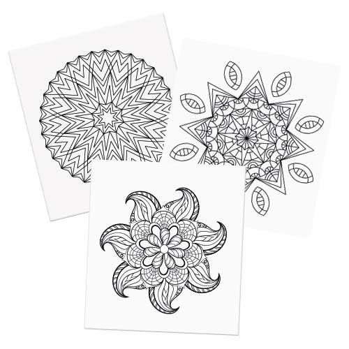 Sense Mandala Målarbok Fsc - 2