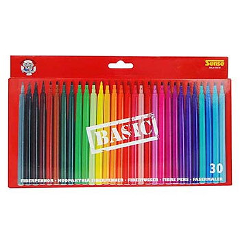 Sense Fiberpennor Basic 30-Pack