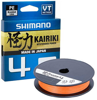 Shimano Kairiki 4 Hi-Vis Orange 150m 