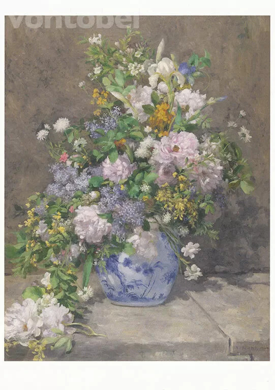 Spring Bouquet (1866), Postcard