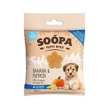 Soopa puppy bites - veganskt hundgodis till valp
