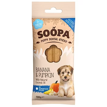 Soopa grain free dental sticks for dog puppy