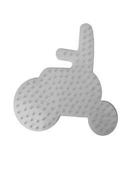 Pärlplatta elektrisk rullstol