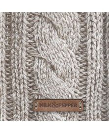 Milk And Pepper Irish Beige Sweater - 3