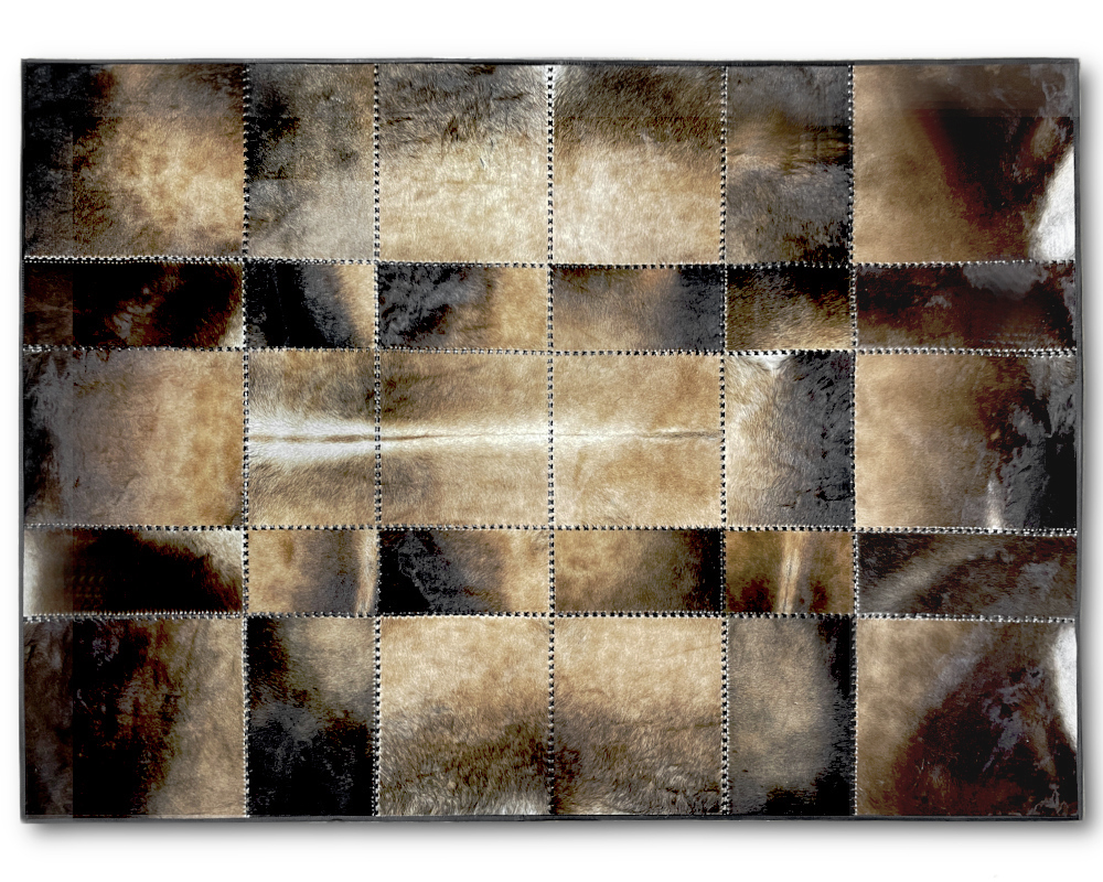 Patchwork kohud matta 170 x 240 cm