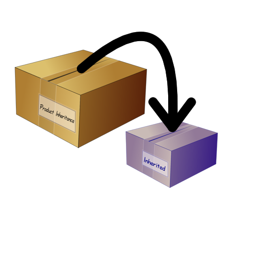 Small blue cardboard box