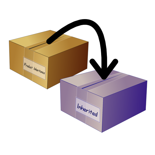 Medium blue cardboard box