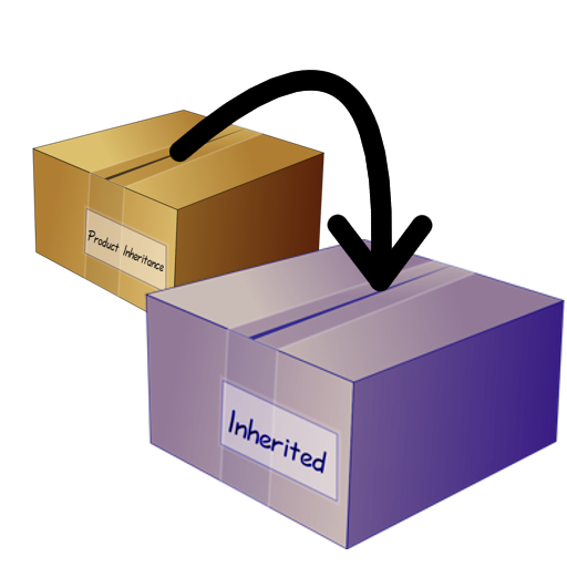 Big blue cardboard box