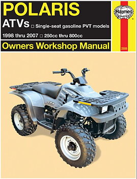 Verkstadshandbok Polaris 250-500cc 1998-2007