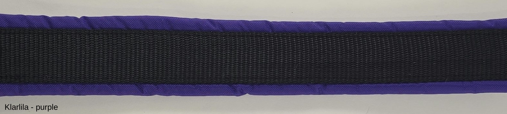HALSBAND polstrad halvstryp, 25mm svart band - 27