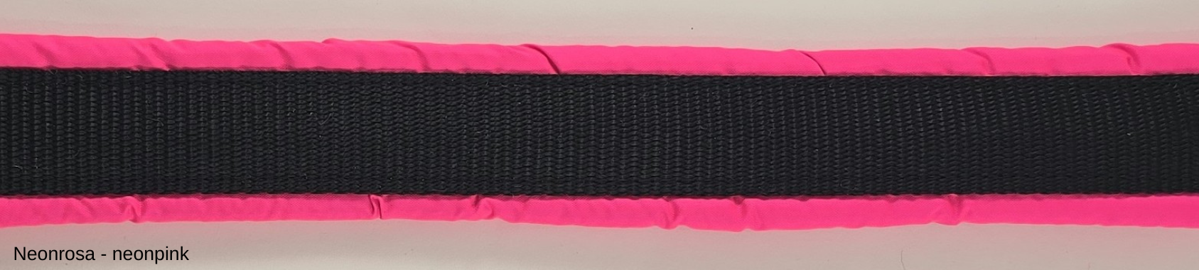 HALSBAND polstrad halvstryp, 25mm svart band - 14