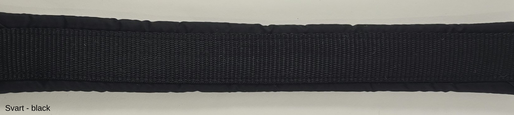 HALSBAND polstrad halvstryp, 25mm svart band - 21