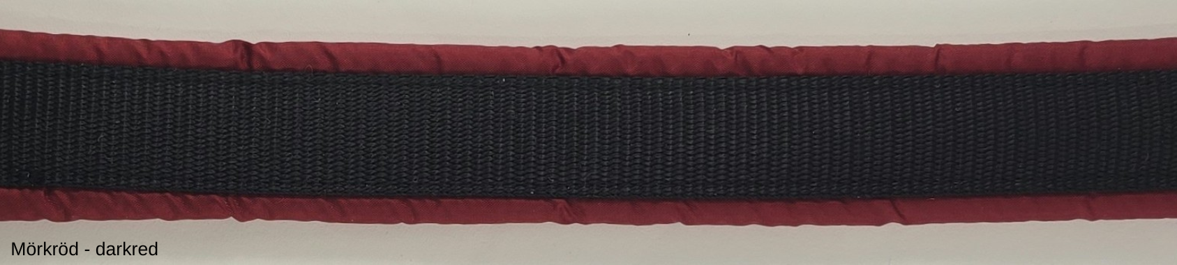 HALSBAND polstrad halvstryp, 25mm svart band - 20