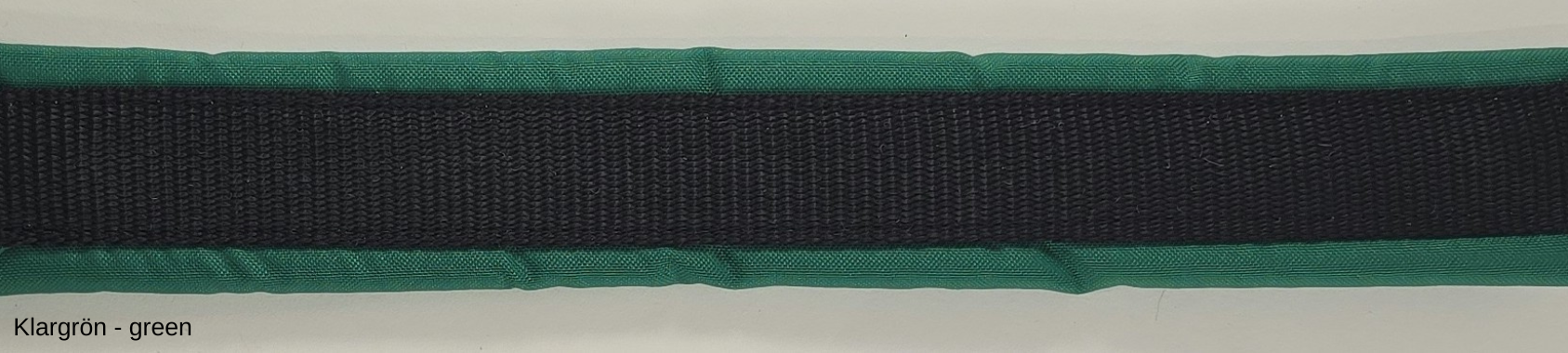 HALSBAND polstrad halvstryp, 25mm svart band - 8