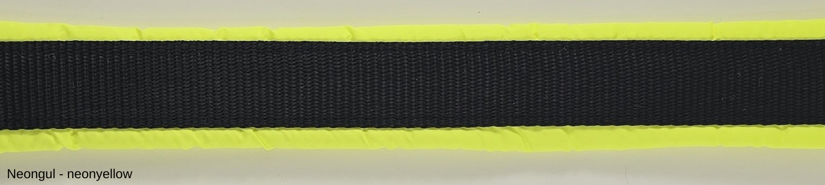 HALSBAND polstrad halvstryp, 25mm svart band - 13