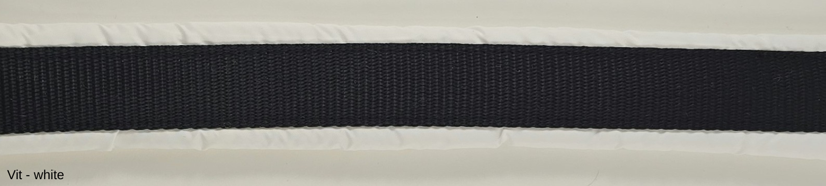 HALSBAND polstrad halvstryp, 25mm svart band - 16
