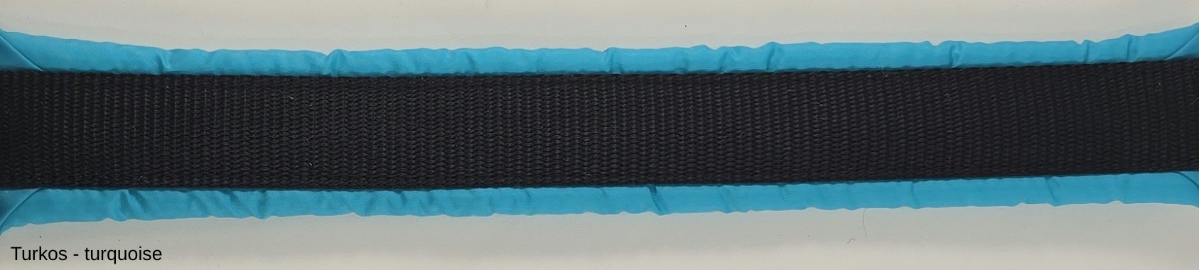 HALSBAND polstrad halvstryp, 25mm svart band - 22