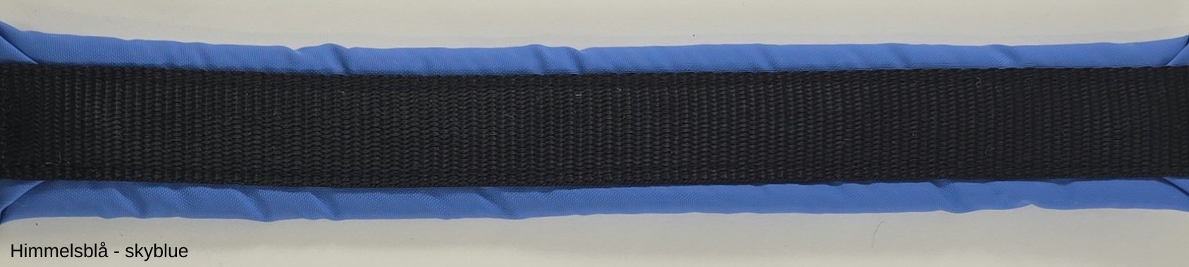 HALSBAND polstrad halvstryp, 25mm svart band - 24