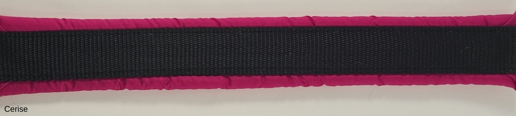 HALSBAND polstrad halvstryp, 25mm svart band - 15