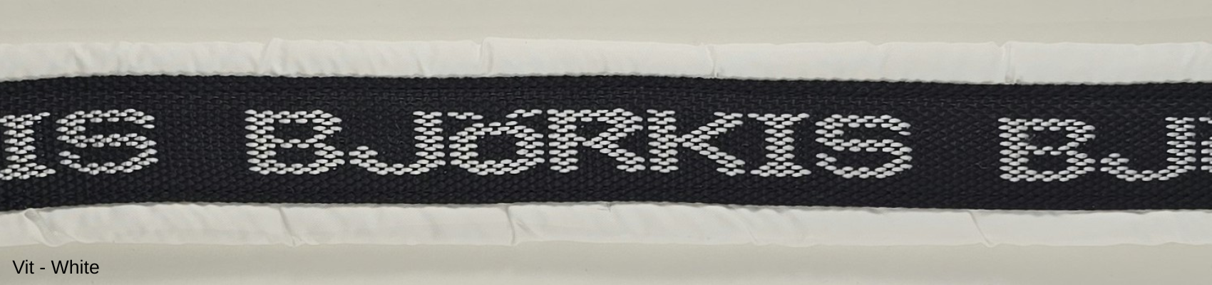 HALSBAND polstrad halvstryp med 25mm BJÖRKIS BAND - 16