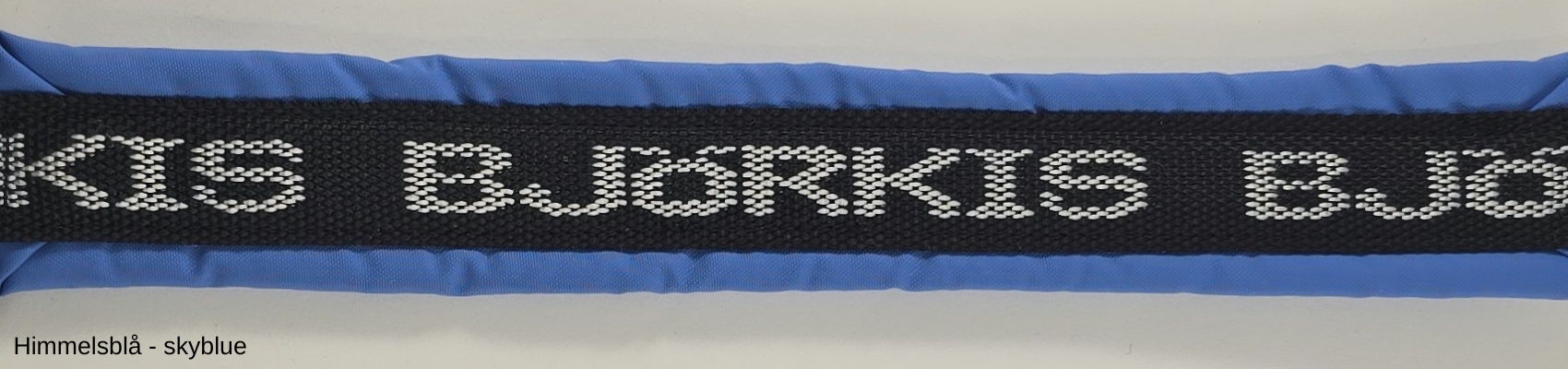 HALSBAND polstrad halvstryp med 25mm BJÖRKIS BAND - 22