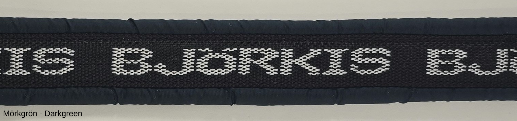 HALSBAND polstrad halvstryp med 25mm BJÖRKIS BAND - 20