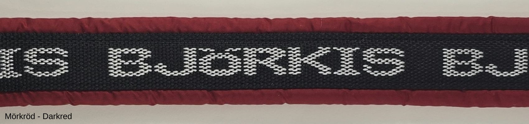 HALSBAND polstrad halvstryp med 25mm BJÖRKIS BAND - 13