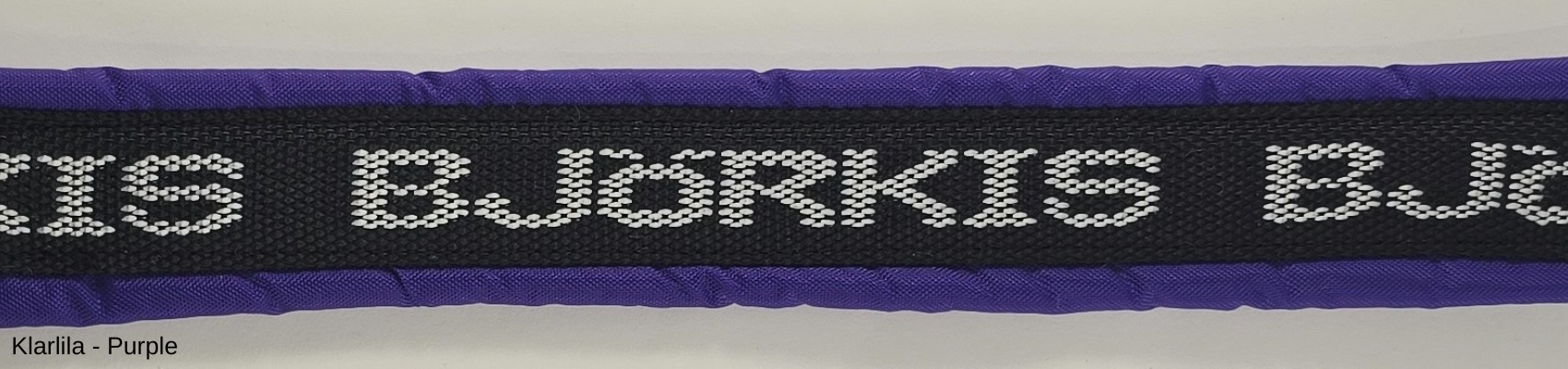 HALSBAND polstrad halvstryp med 25mm BJÖRKIS BAND - 25