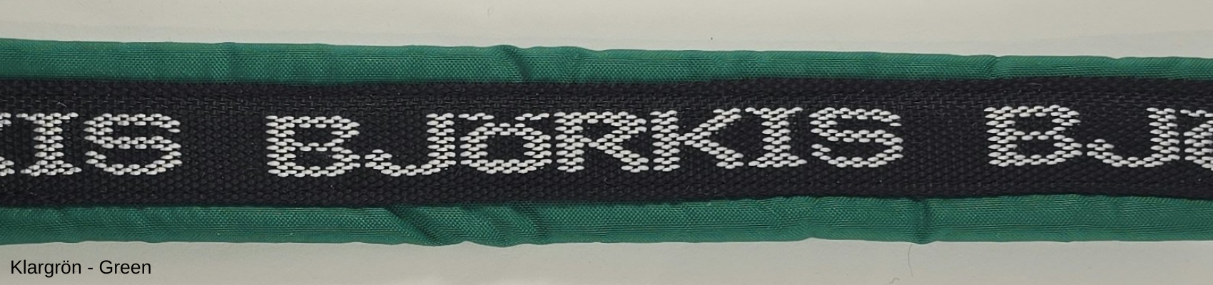 HALSBAND polstrad halvstryp med 25mm BJÖRKIS BAND - 18