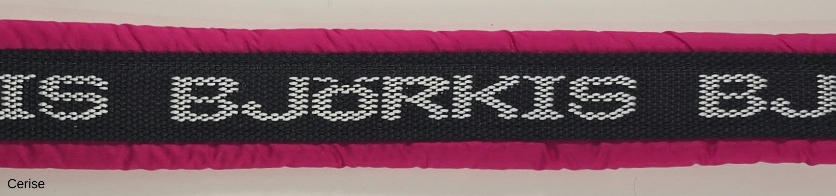 HALSBAND polstrad halvstryp med 25mm BJÖRKIS BAND - 14